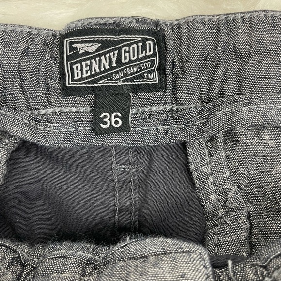 Benny Gold Dark Grey Khaki Skateboard Pants Size 36 - Picture 4 of 8